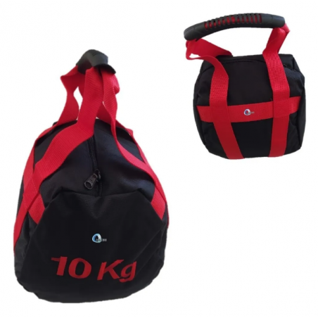 Pesa Rusa En Lona Kettbell 10kg- Crossfit- Gym-graduable Fit