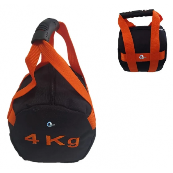 Pesa Rusa En Lona Kettbell 4 Kg- Crossfit- Gym-graduable Fit