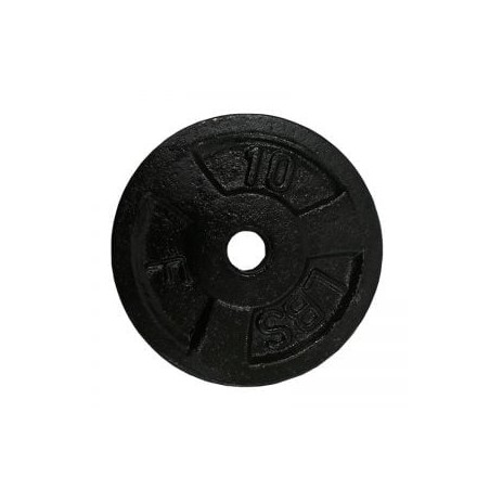 Disco De 10lb Hierro Para Mancuerna-barra- Pesa Gym 2.5cm