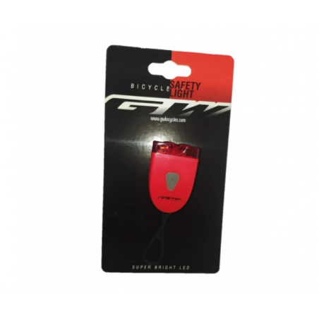 Luz Recargable Usb Trasera-roja Gw Bicicleta 2 Funciones